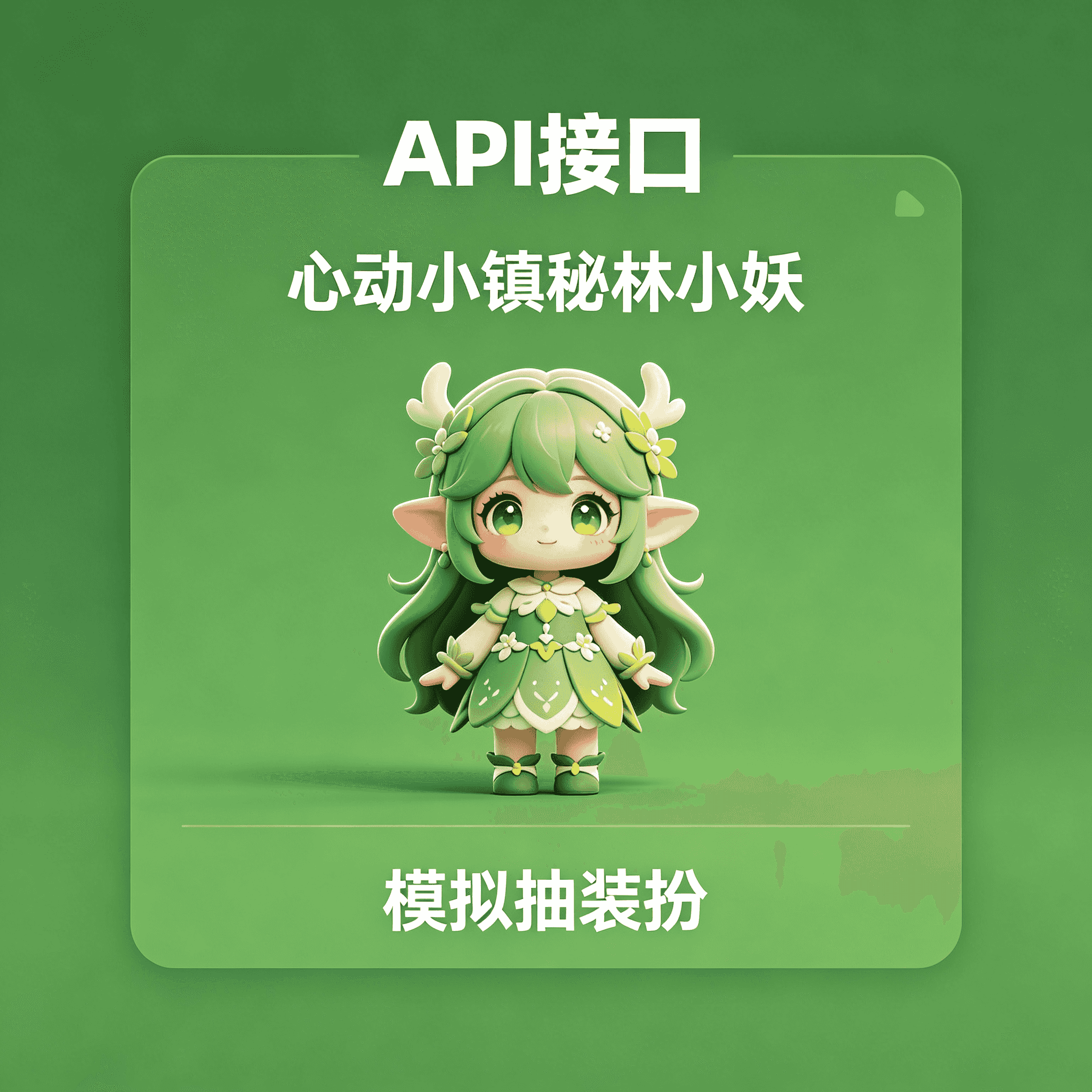 API接口 心动小镇秘林小妖模拟抽装扮图片