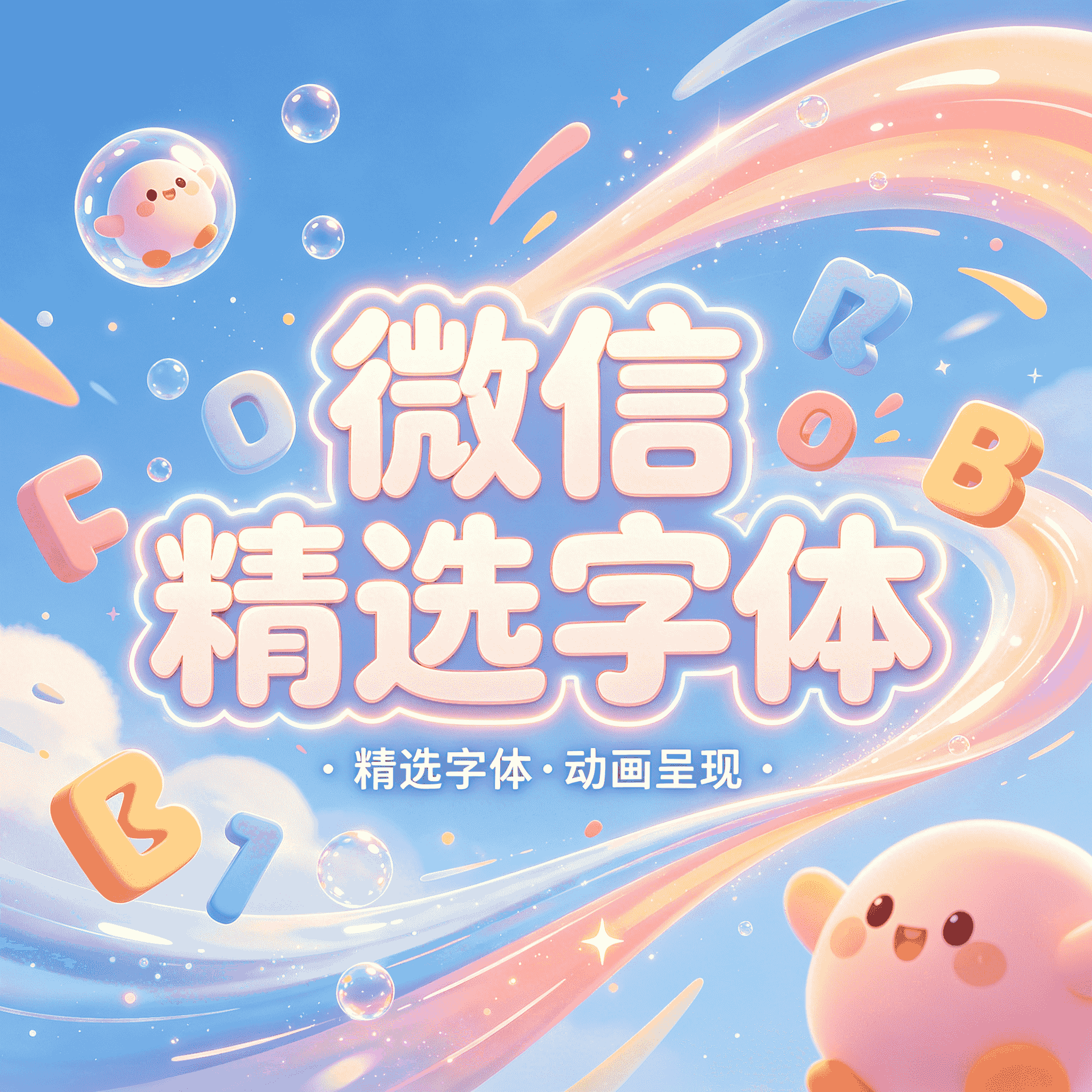 😍八十二款微信精选字体 随心更换