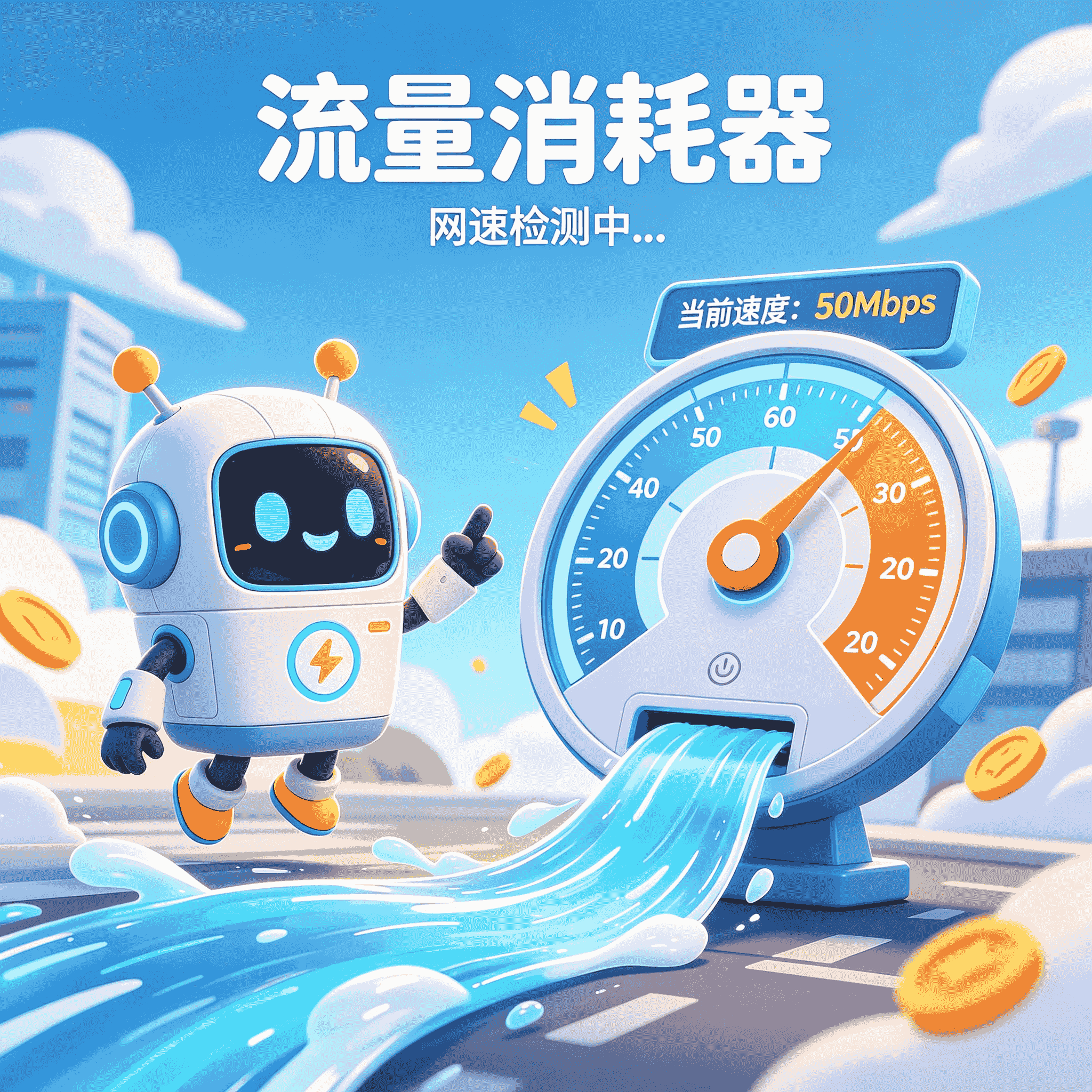 流量消耗器_网速检测神器 本地版